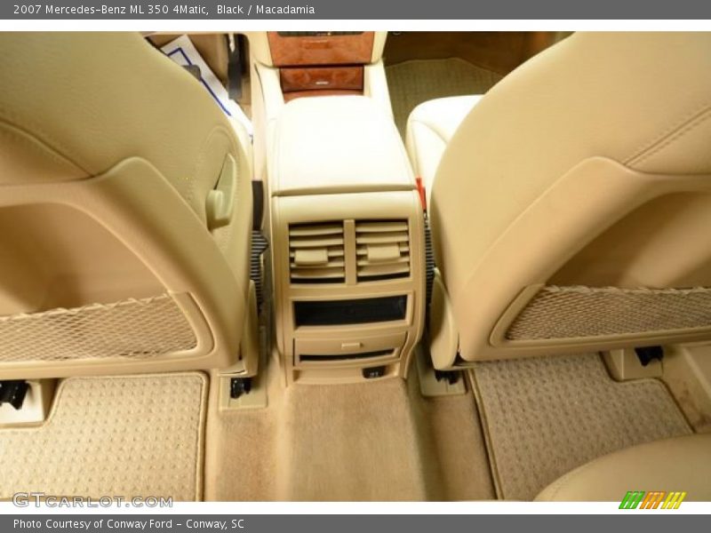 Black / Macadamia 2007 Mercedes-Benz ML 350 4Matic