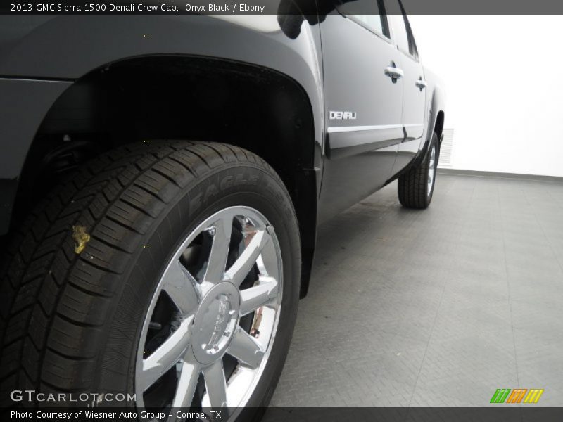 Onyx Black / Ebony 2013 GMC Sierra 1500 Denali Crew Cab
