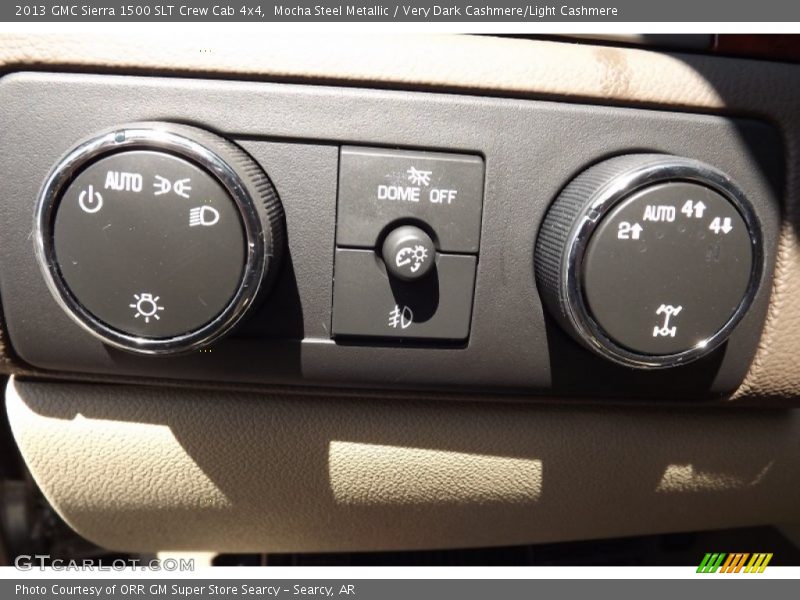 Mocha Steel Metallic / Very Dark Cashmere/Light Cashmere 2013 GMC Sierra 1500 SLT Crew Cab 4x4