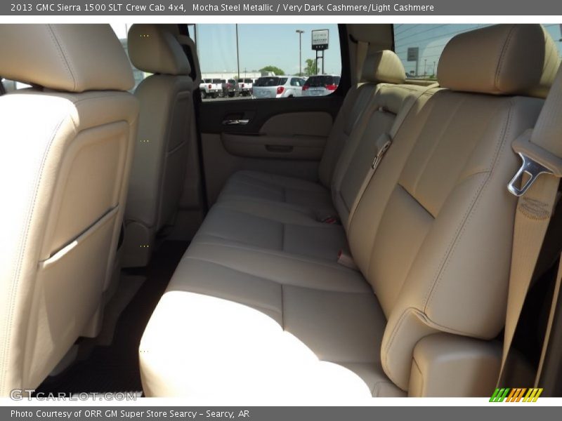 Mocha Steel Metallic / Very Dark Cashmere/Light Cashmere 2013 GMC Sierra 1500 SLT Crew Cab 4x4