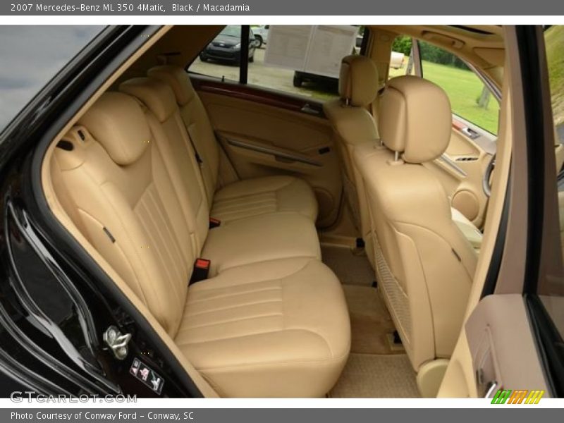 Black / Macadamia 2007 Mercedes-Benz ML 350 4Matic