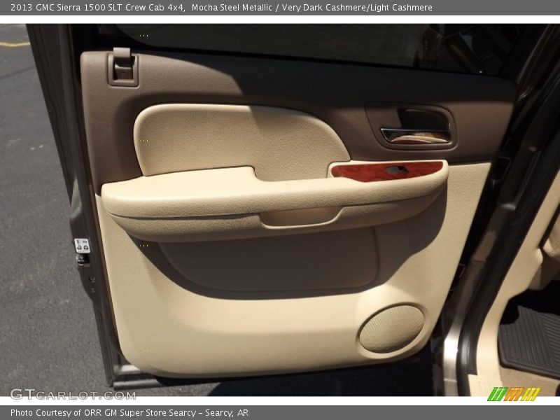 Mocha Steel Metallic / Very Dark Cashmere/Light Cashmere 2013 GMC Sierra 1500 SLT Crew Cab 4x4