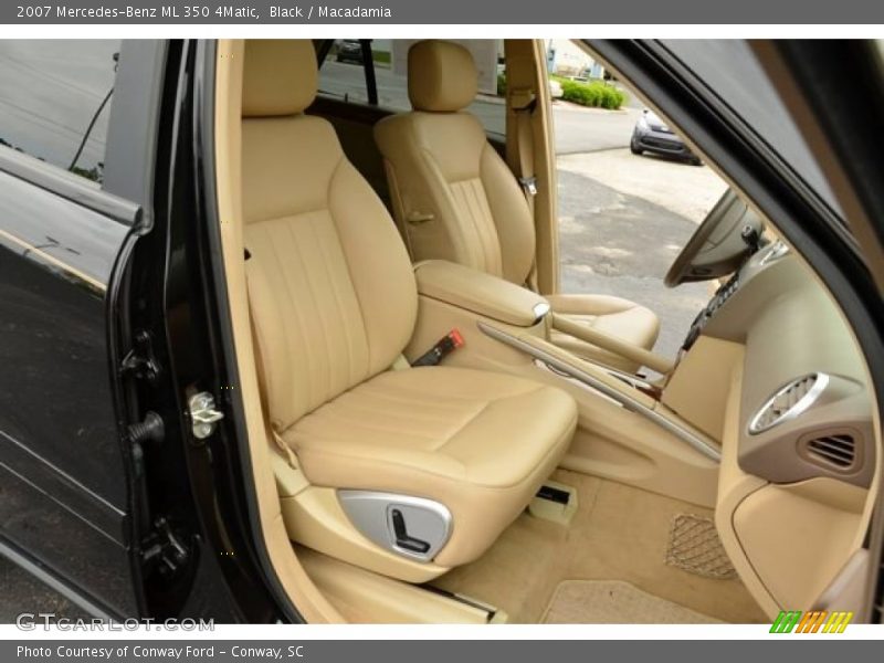 Black / Macadamia 2007 Mercedes-Benz ML 350 4Matic