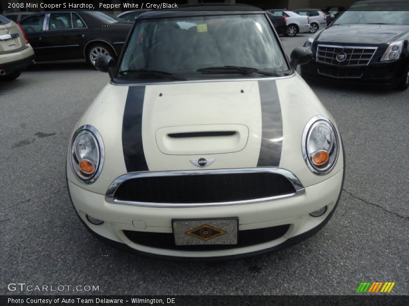 Pepper White / Grey/Black 2008 Mini Cooper S Hardtop