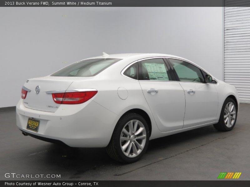 Summit White / Medium Titanium 2013 Buick Verano FWD