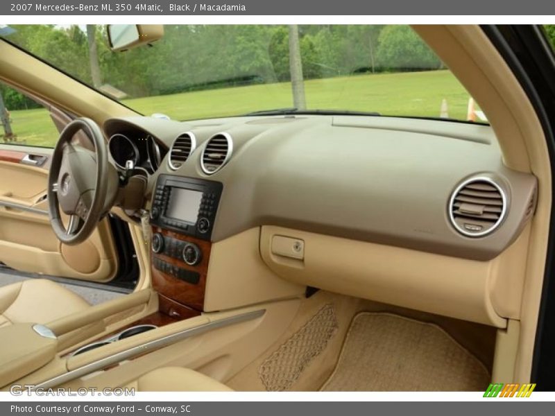 Black / Macadamia 2007 Mercedes-Benz ML 350 4Matic