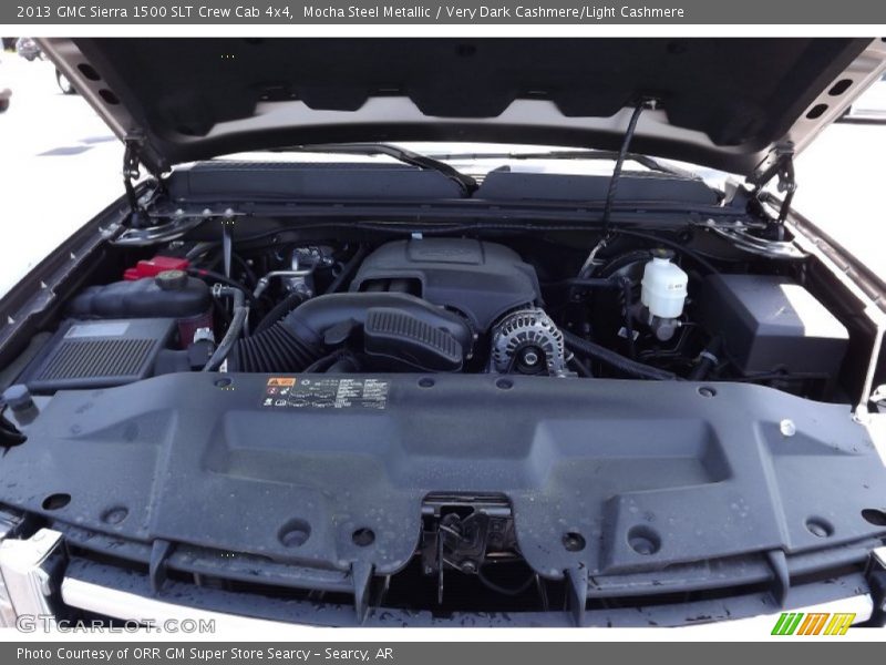 Mocha Steel Metallic / Very Dark Cashmere/Light Cashmere 2013 GMC Sierra 1500 SLT Crew Cab 4x4