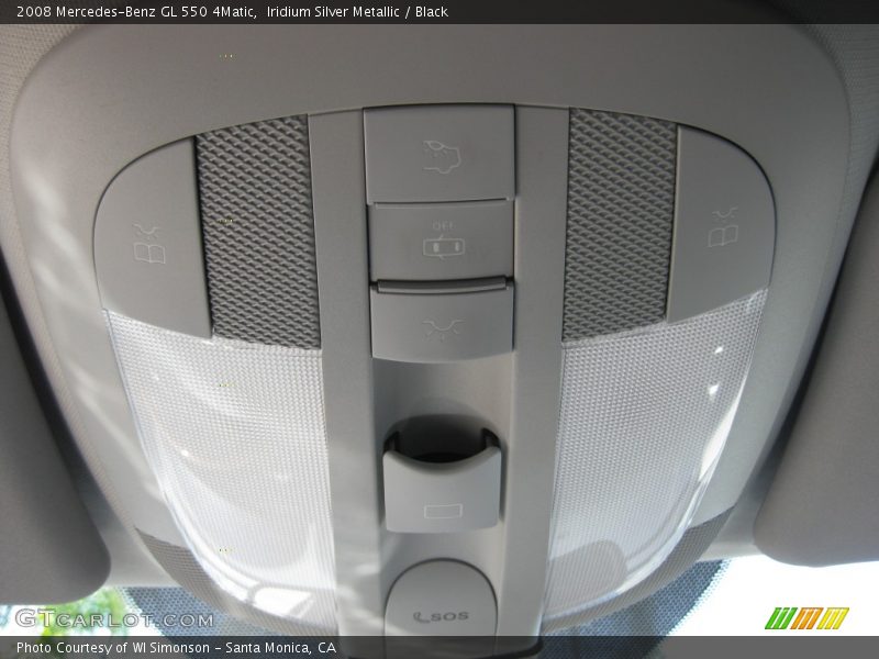 Iridium Silver Metallic / Black 2008 Mercedes-Benz GL 550 4Matic