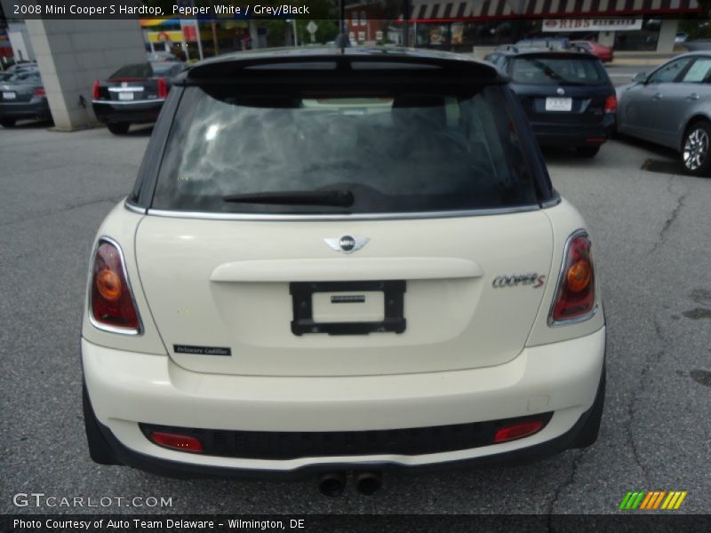 Pepper White / Grey/Black 2008 Mini Cooper S Hardtop