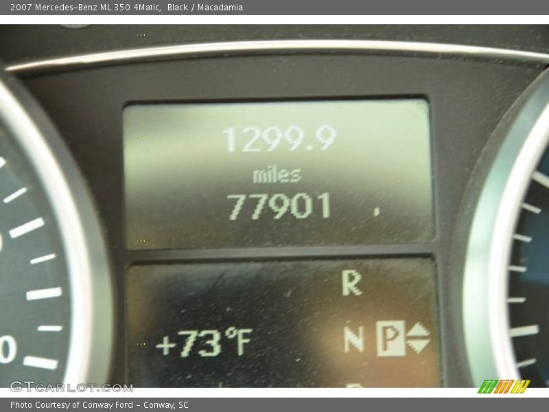 Black / Macadamia 2007 Mercedes-Benz ML 350 4Matic