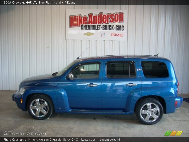 Blue Flash Metallic / Ebony 2009 Chevrolet HHR LT