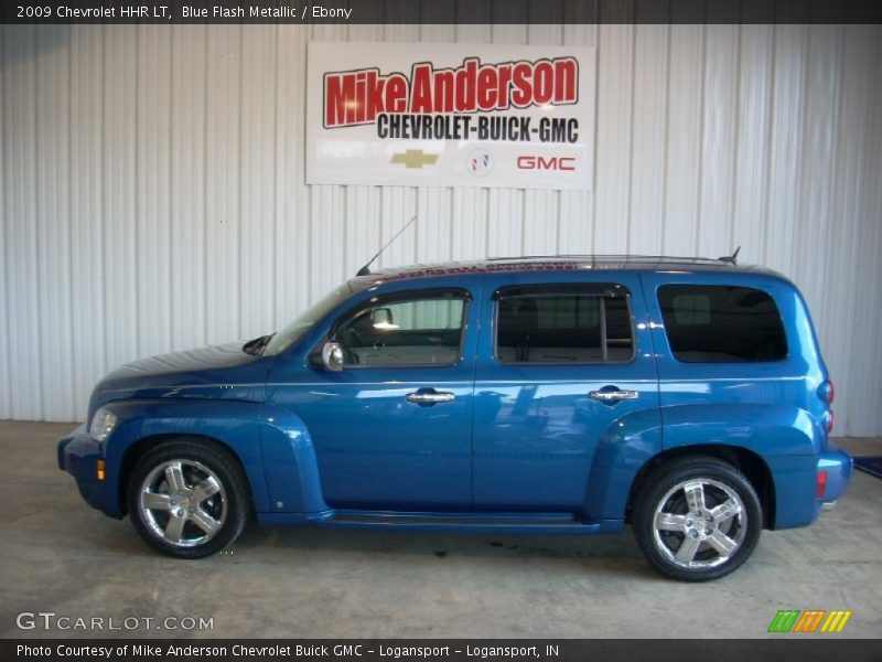 Blue Flash Metallic / Ebony 2009 Chevrolet HHR LT