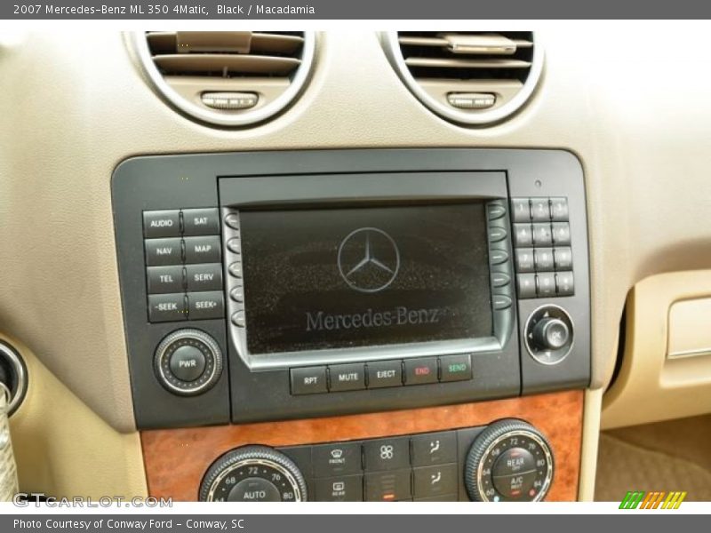 Controls of 2007 ML 350 4Matic