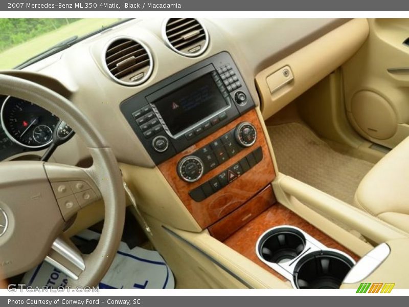 Black / Macadamia 2007 Mercedes-Benz ML 350 4Matic