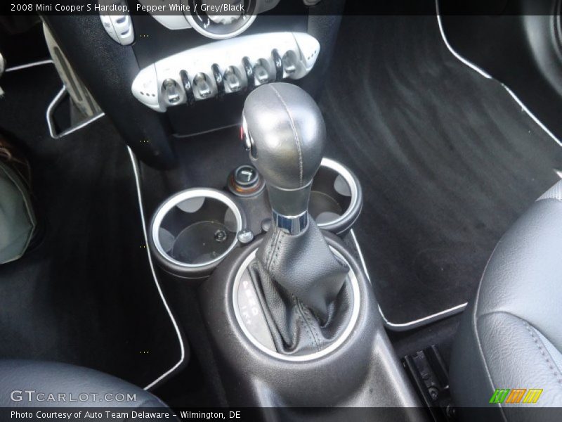 Pepper White / Grey/Black 2008 Mini Cooper S Hardtop