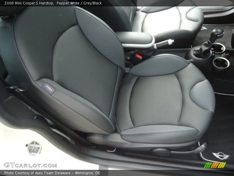 Pepper White / Grey/Black 2008 Mini Cooper S Hardtop