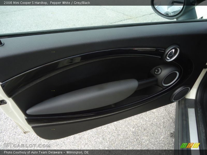 Pepper White / Grey/Black 2008 Mini Cooper S Hardtop