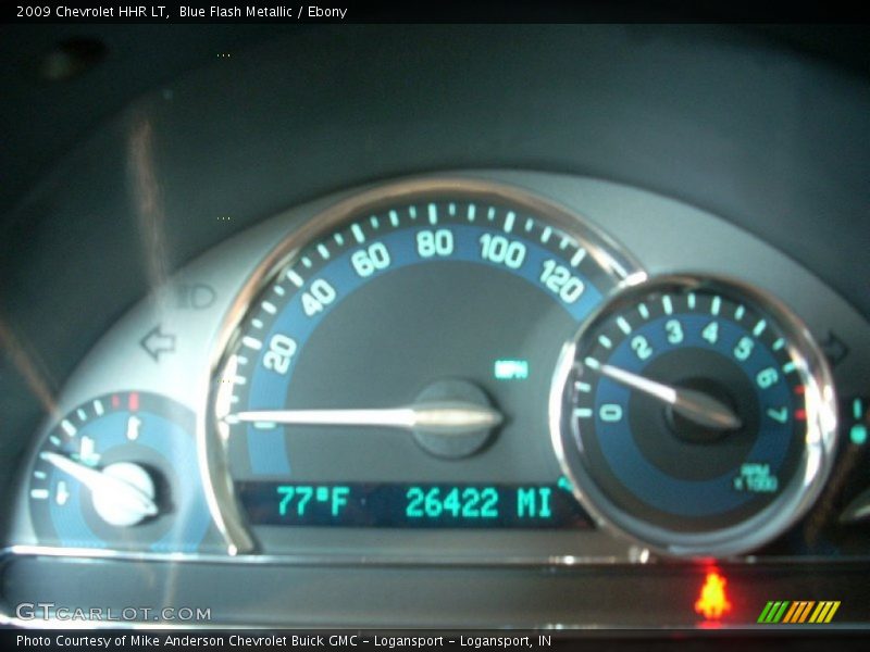 Blue Flash Metallic / Ebony 2009 Chevrolet HHR LT