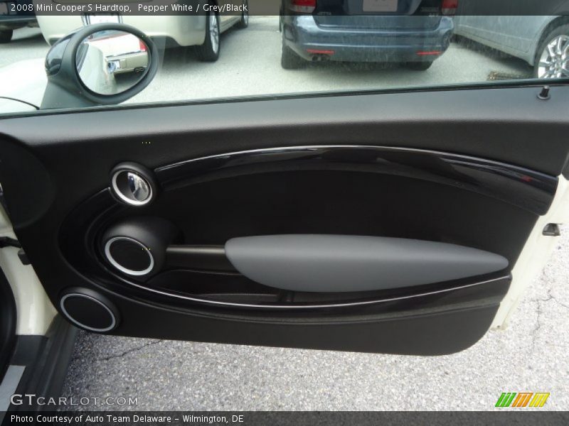 Pepper White / Grey/Black 2008 Mini Cooper S Hardtop
