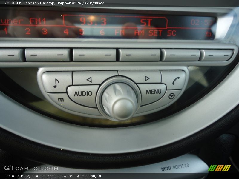 Pepper White / Grey/Black 2008 Mini Cooper S Hardtop