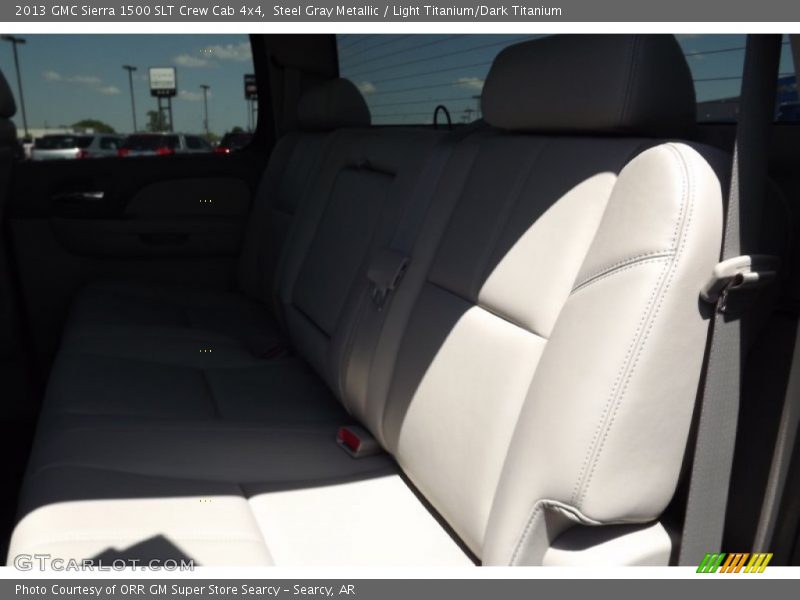 Steel Gray Metallic / Light Titanium/Dark Titanium 2013 GMC Sierra 1500 SLT Crew Cab 4x4