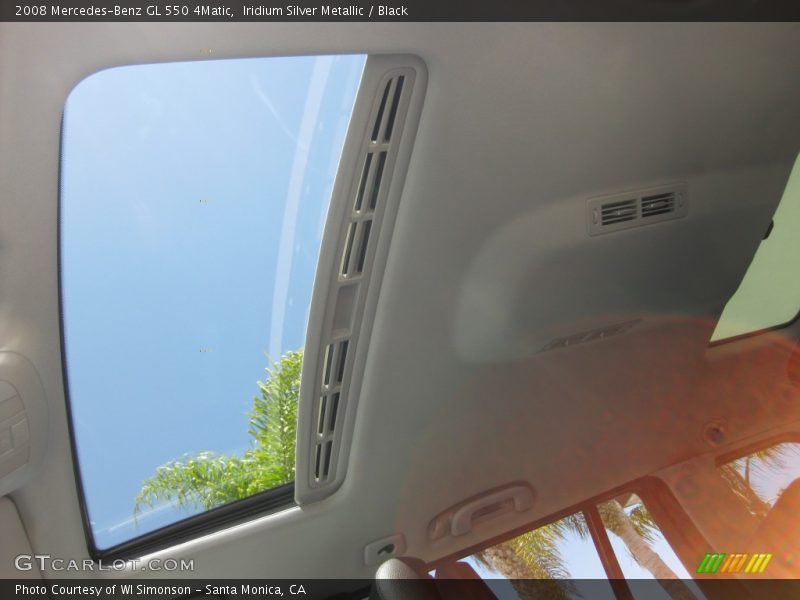 Iridium Silver Metallic / Black 2008 Mercedes-Benz GL 550 4Matic