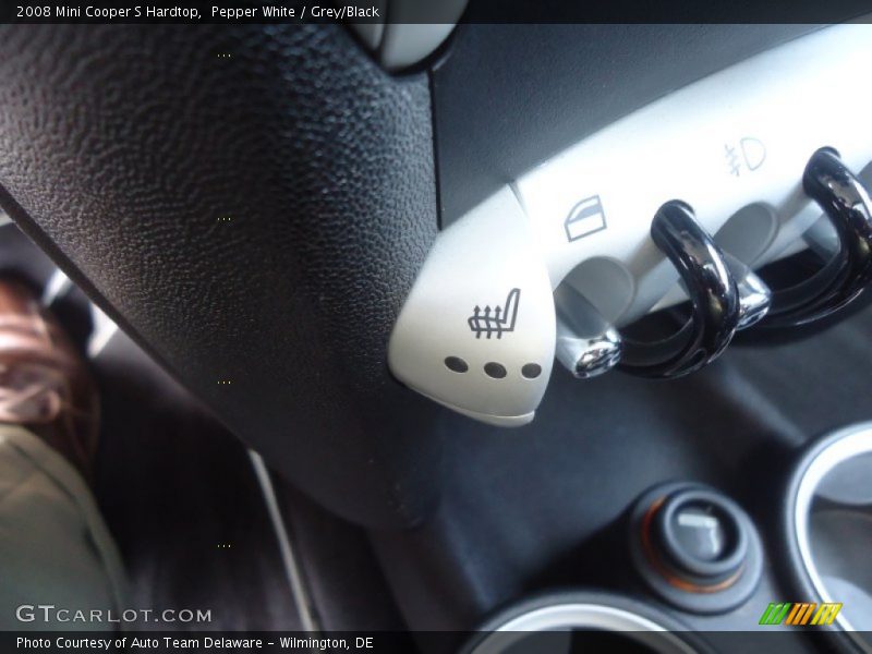Pepper White / Grey/Black 2008 Mini Cooper S Hardtop