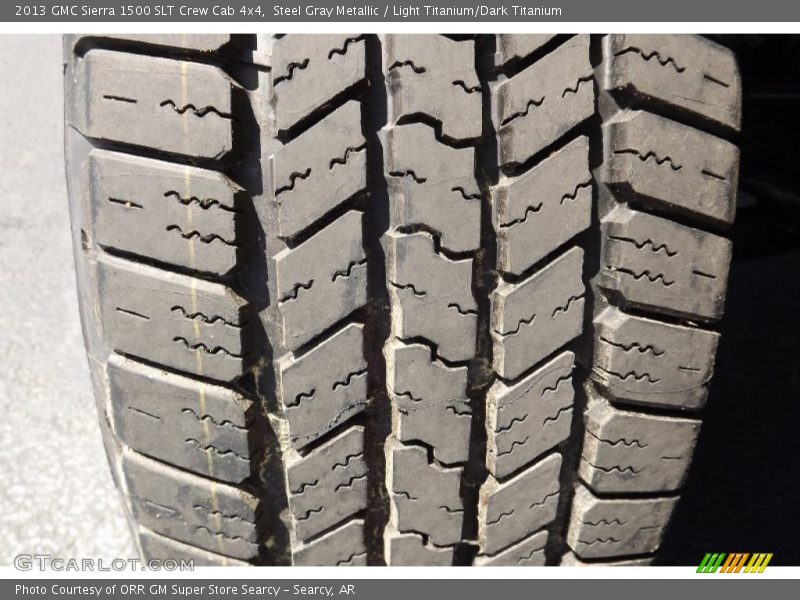 Steel Gray Metallic / Light Titanium/Dark Titanium 2013 GMC Sierra 1500 SLT Crew Cab 4x4