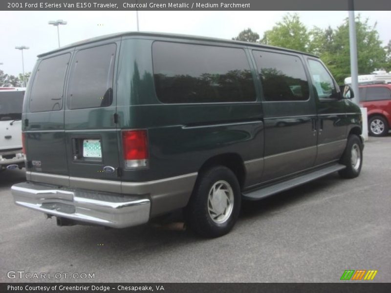 Charcoal Green Metallic / Medium Parchment 2001 Ford E Series Van E150 Traveler