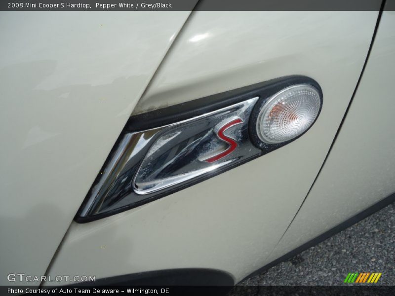 Pepper White / Grey/Black 2008 Mini Cooper S Hardtop