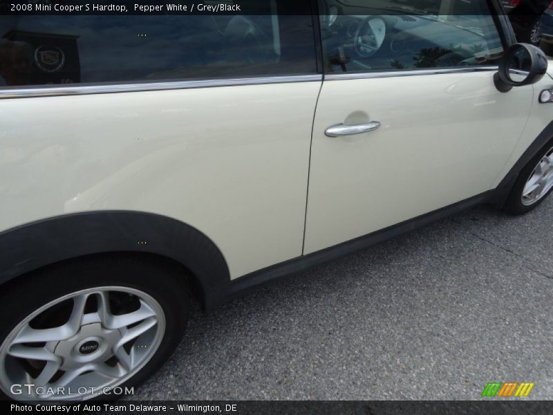 Pepper White / Grey/Black 2008 Mini Cooper S Hardtop