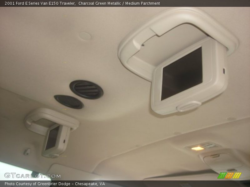 Charcoal Green Metallic / Medium Parchment 2001 Ford E Series Van E150 Traveler