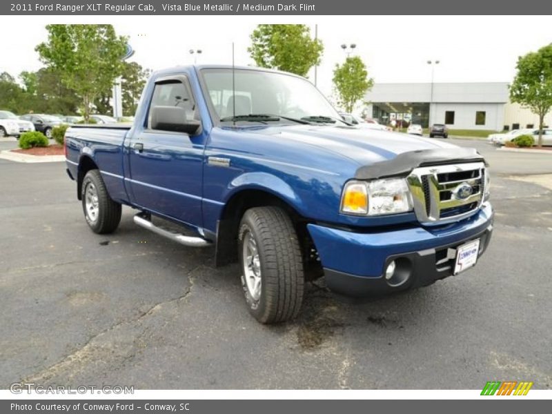 Front 3/4 View of 2011 Ranger XLT Regular Cab