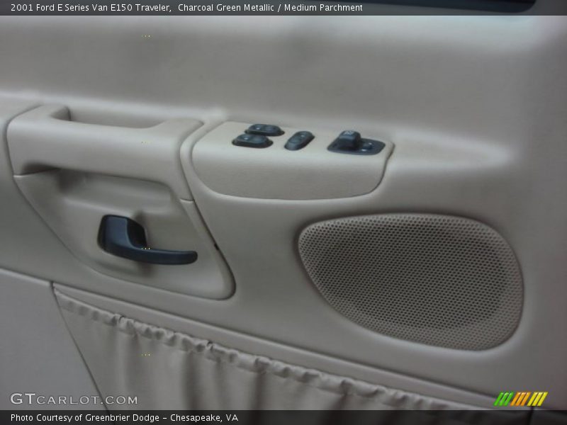 Charcoal Green Metallic / Medium Parchment 2001 Ford E Series Van E150 Traveler