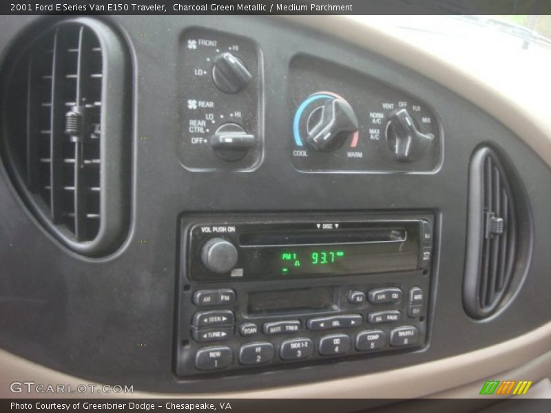 Charcoal Green Metallic / Medium Parchment 2001 Ford E Series Van E150 Traveler