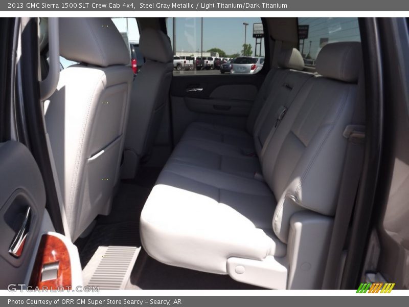 Steel Gray Metallic / Light Titanium/Dark Titanium 2013 GMC Sierra 1500 SLT Crew Cab 4x4