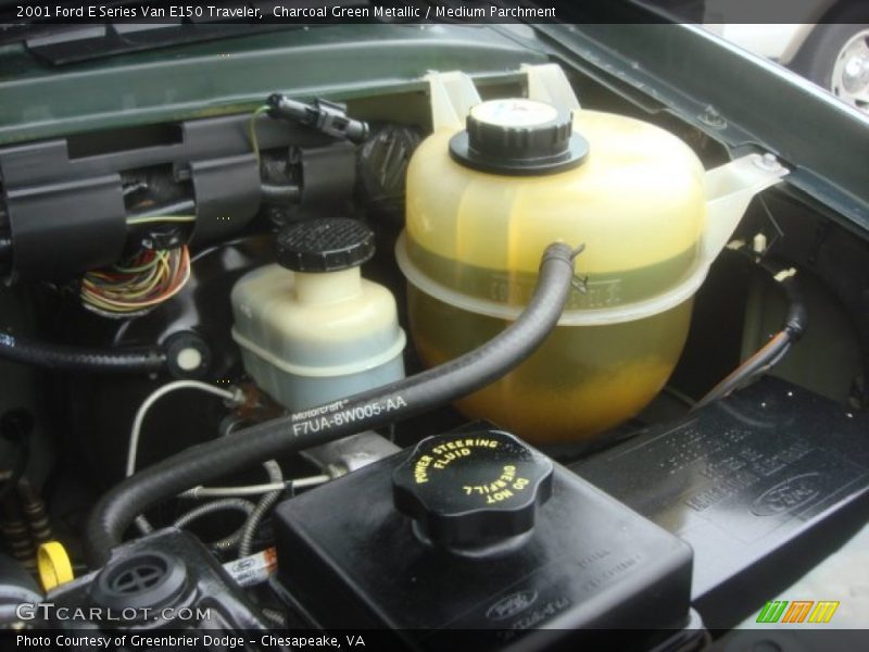 Charcoal Green Metallic / Medium Parchment 2001 Ford E Series Van E150 Traveler