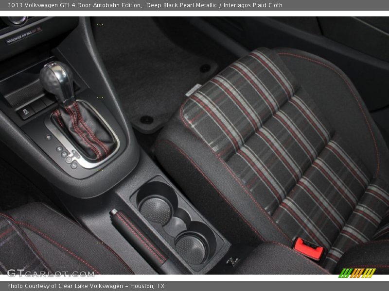 Deep Black Pearl Metallic / Interlagos Plaid Cloth 2013 Volkswagen GTI 4 Door Autobahn Edition