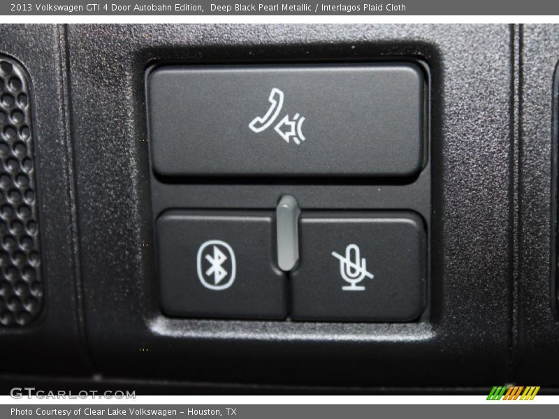 Deep Black Pearl Metallic / Interlagos Plaid Cloth 2013 Volkswagen GTI 4 Door Autobahn Edition
