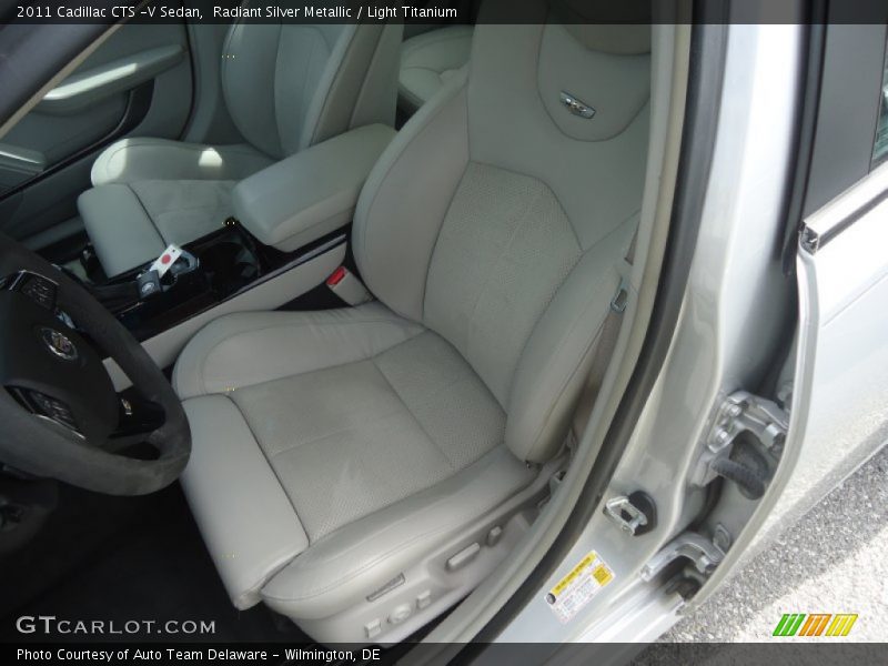 Front Seat of 2011 CTS -V Sedan