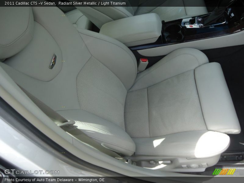 Radiant Silver Metallic / Light Titanium 2011 Cadillac CTS -V Sedan