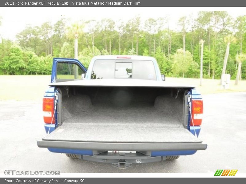 Vista Blue Metallic / Medium Dark Flint 2011 Ford Ranger XLT Regular Cab