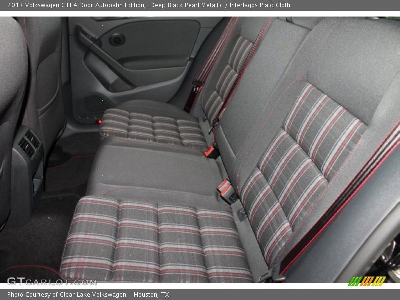  2013 GTI 4 Door Autobahn Edition Interlagos Plaid Cloth Interior