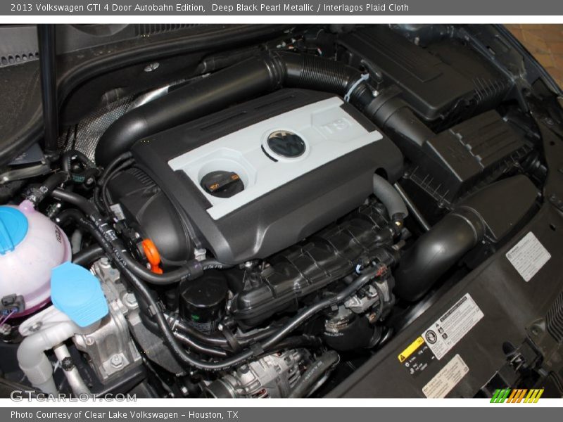Deep Black Pearl Metallic / Interlagos Plaid Cloth 2013 Volkswagen GTI 4 Door Autobahn Edition