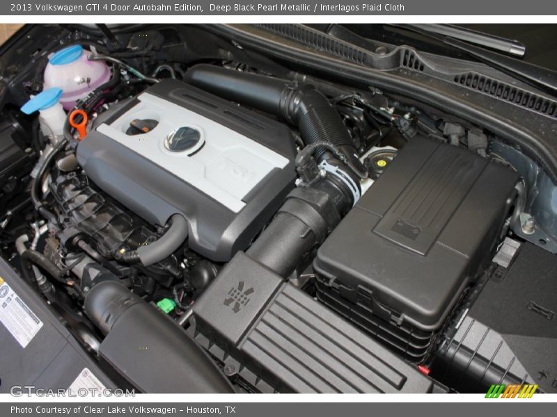 Deep Black Pearl Metallic / Interlagos Plaid Cloth 2013 Volkswagen GTI 4 Door Autobahn Edition
