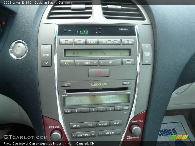 Obsidian Black / Cashmere 2008 Lexus ES 350