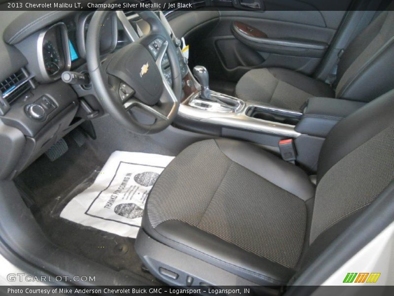Champagne Silver Metallic / Jet Black 2013 Chevrolet Malibu LT