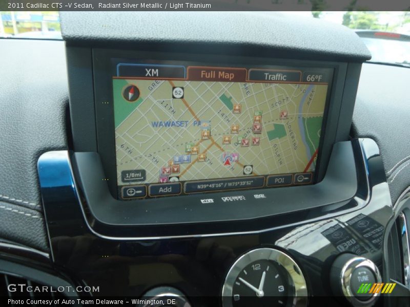 Navigation of 2011 CTS -V Sedan