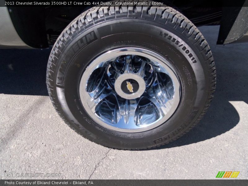 Graystone Metallic / Ebony 2013 Chevrolet Silverado 3500HD LT Crew Cab 4x4 Dually
