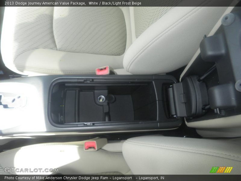 White / Black/Light Frost Beige 2013 Dodge Journey American Value Package